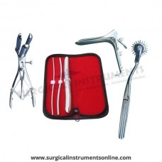 Hegar uterine dilator 3 pieces set,3-4, 5-6, 17-18, pinwheel, mathieu, grave large